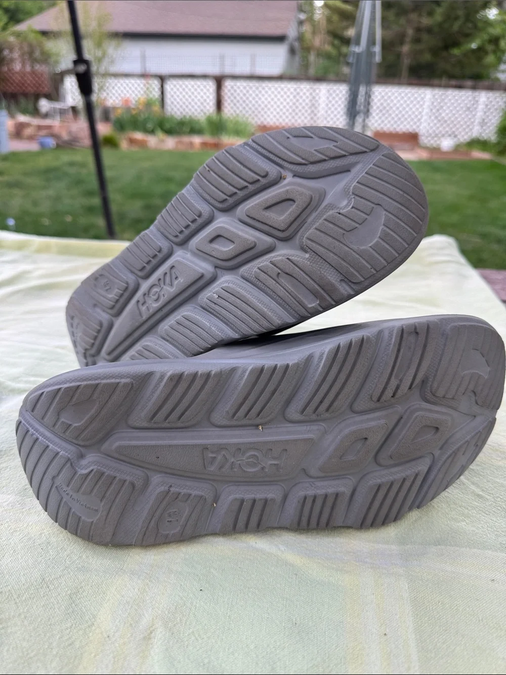 Hoka ORA Recovery Slide 3 Grey Slide Sandals W9 M 7 - Picture 5 of 6